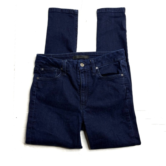Joe’s Jeans Dark Wash Flawless Hi Rise Honey Curvy Skinny Ankle Jeans - Picture 1 of 3